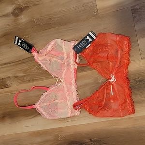 2 Heidi by Heidi Klum Women's Bra Sheer Natural Lift Size Small